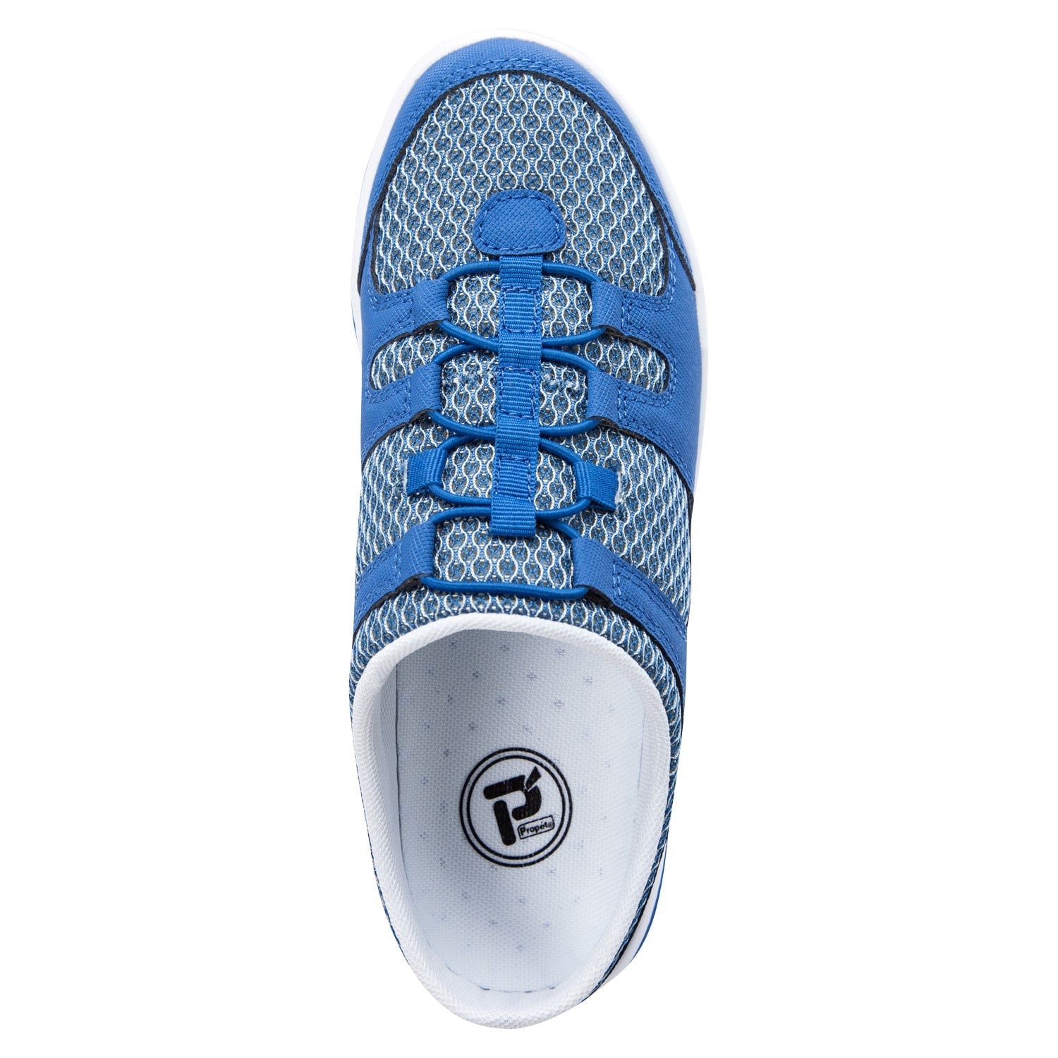 Propet TravelActiv Slide Womens Active Travel - Blue - top view