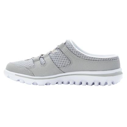 Propet TravelActiv Slide Womens Active Travel - Grey - instep view