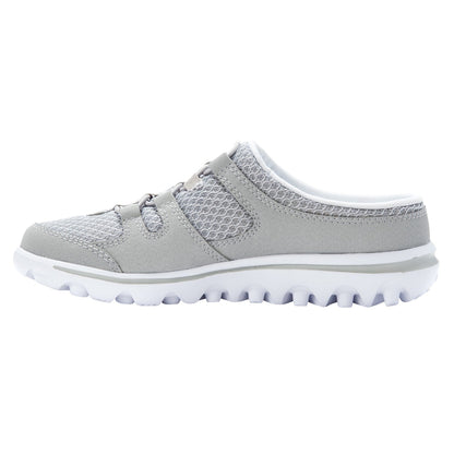 Propet TravelActiv Slide Womens Active Travel - Grey - instep view