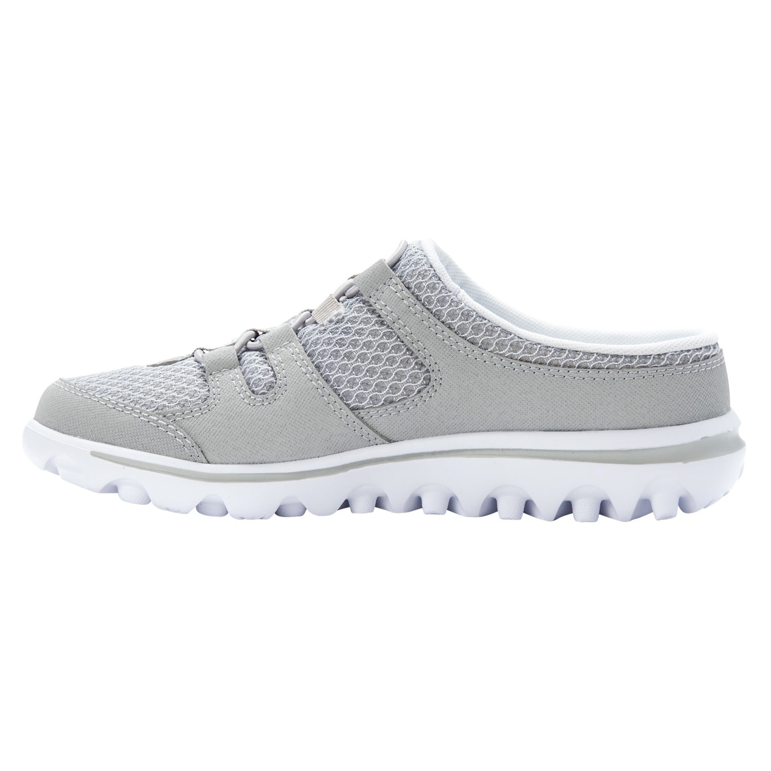 Propet TravelActiv Slide Womens Active Travel - Grey - instep view