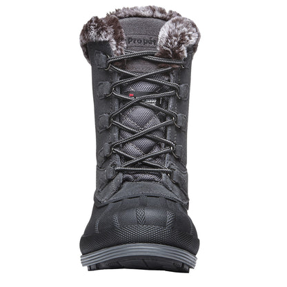 Propet Lumi Tall Lace Womens Boots - Grey - front view