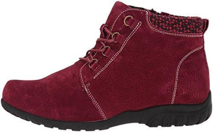 Propet Delaney - Boots - Women's Comfort Boots - Dark Red Suede