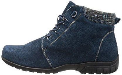 Propet Delaney - Boots - Women's Comfort Boots - Navy Suede