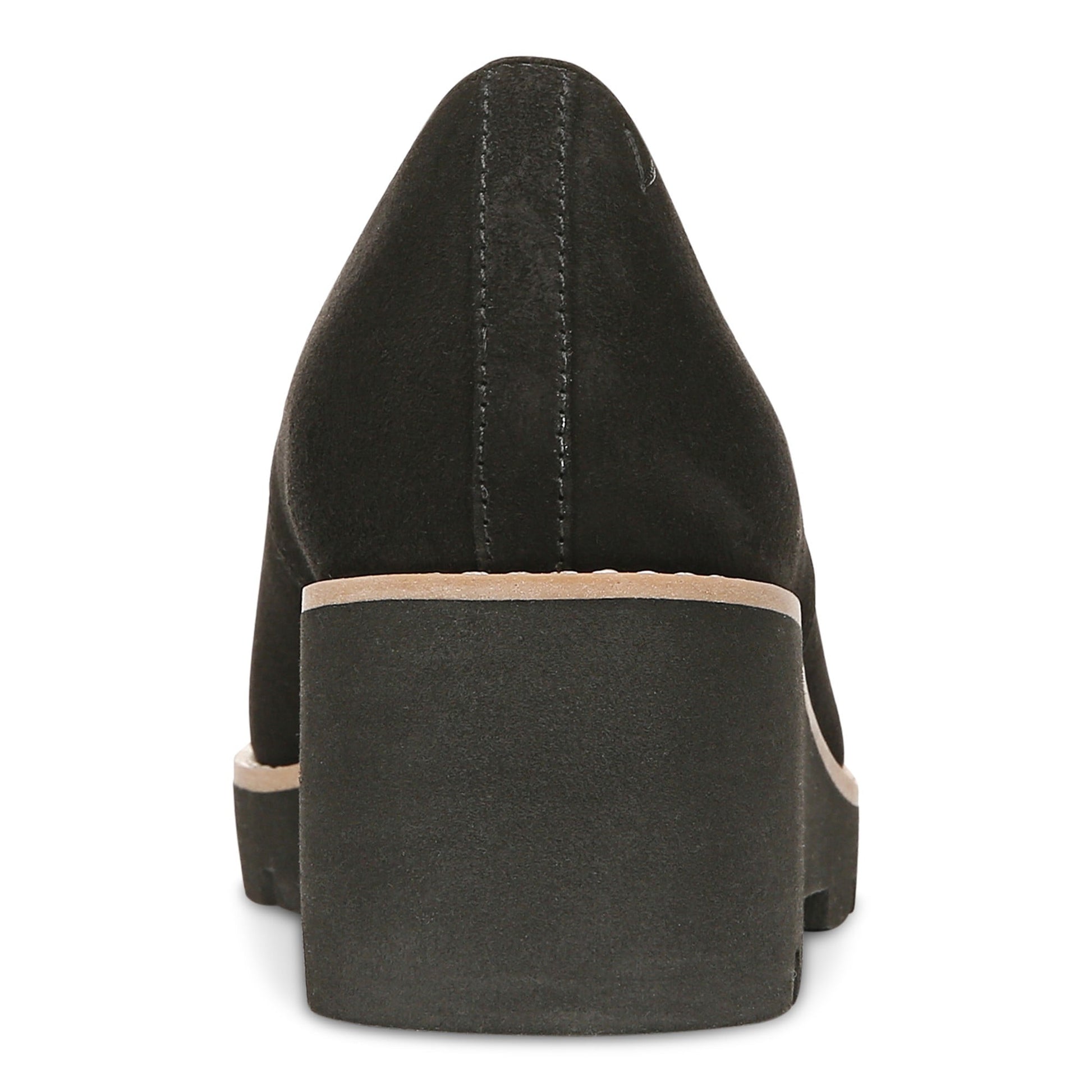 Vionic Willa Wedge Womens Slip On/Loafer/Moc Wedge - Black Sde - Back