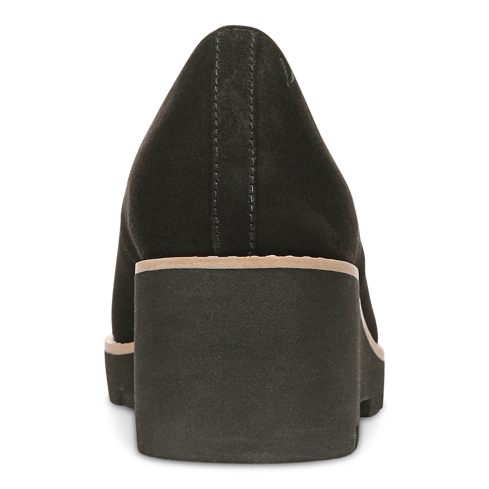Vionic Willa Wedge Womens Slip On/Loafer/Moc Wedge - Black Sde - Back