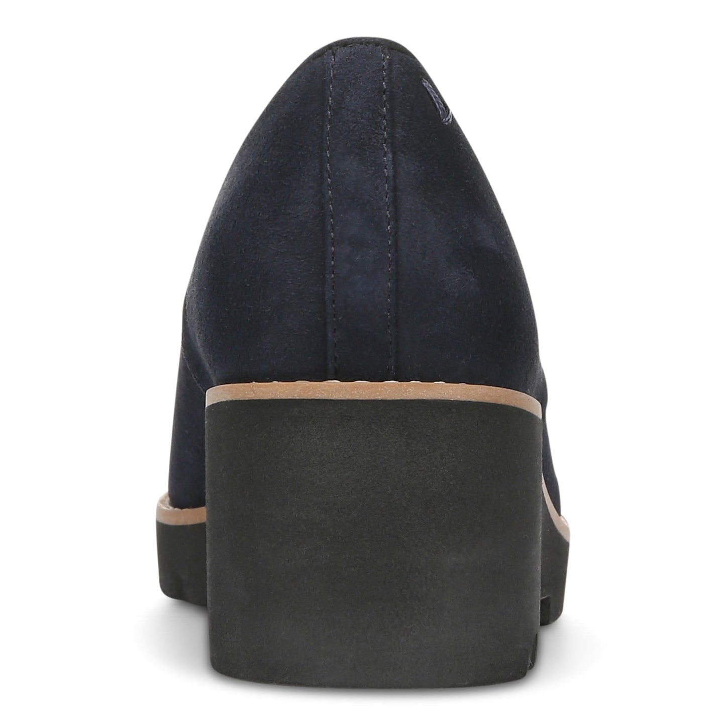 Vionic Willa Wedge Womens Slip On/Loafer/Moc Wedge - Navy Sde - Back