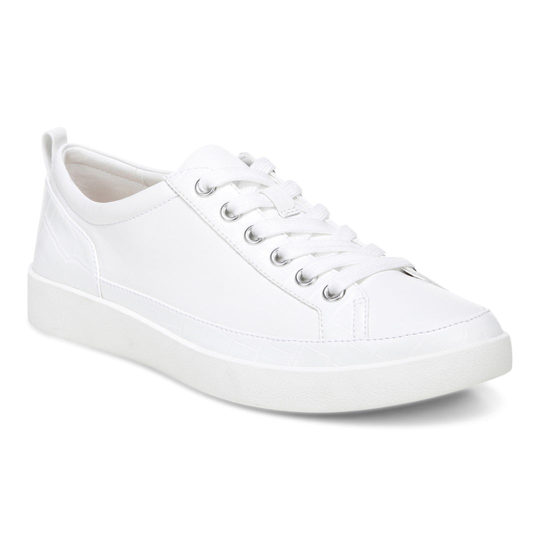 Vionic Winny Women's Casual Sneaker - White Nappa - Angle main