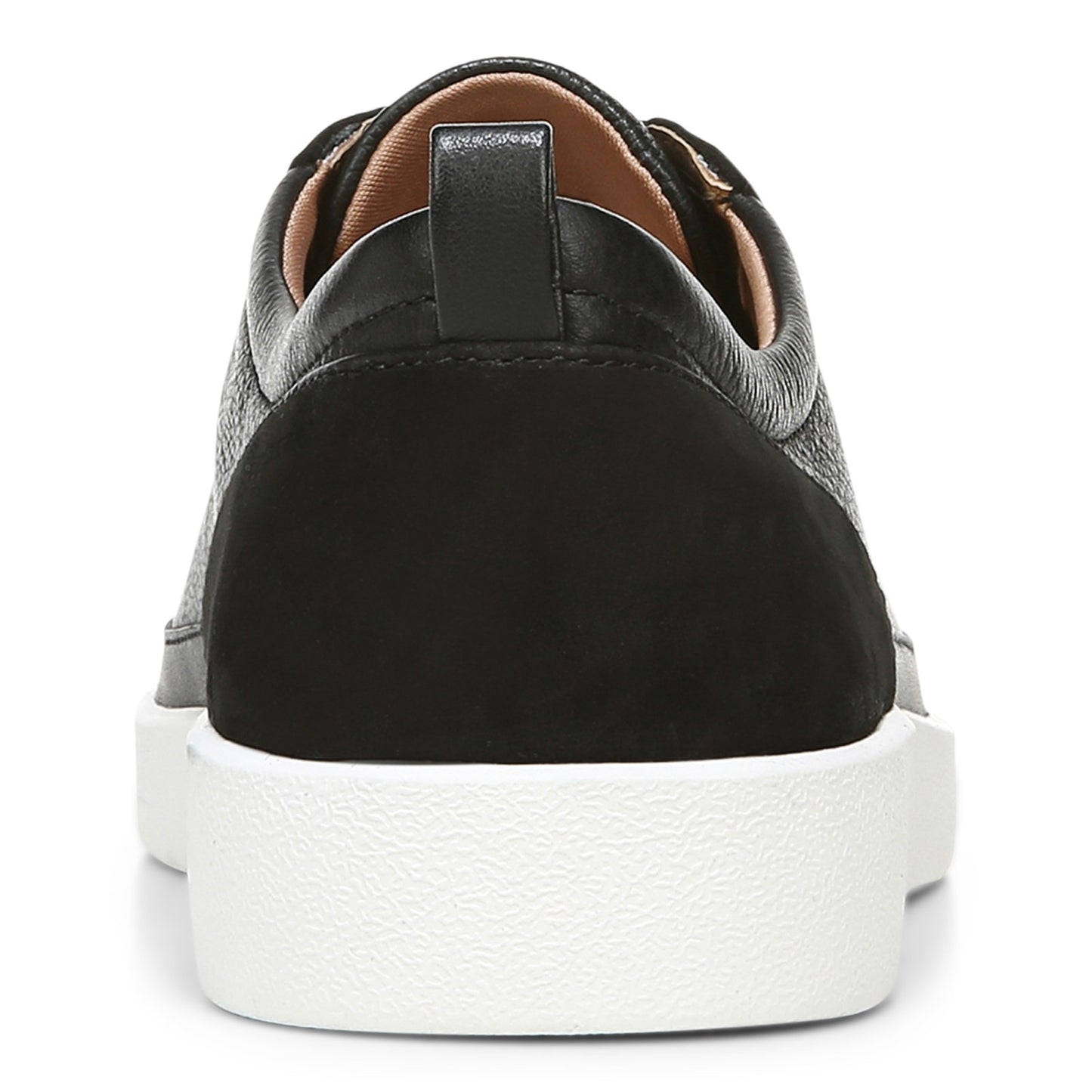 Vionic Winny Women's Casual Sneaker - Black Leather Nubuck - Back