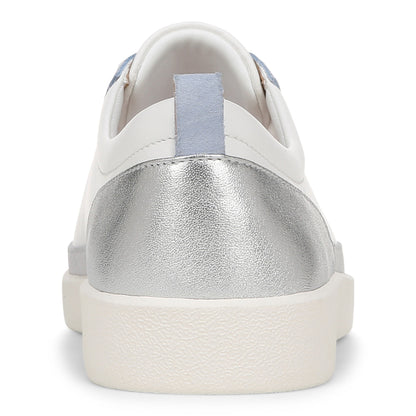 Vionic Winny Women's Casual Sneaker - White/silver - Back