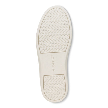 Vionic Winny Women's Casual Sneaker - White/silver - Bottom