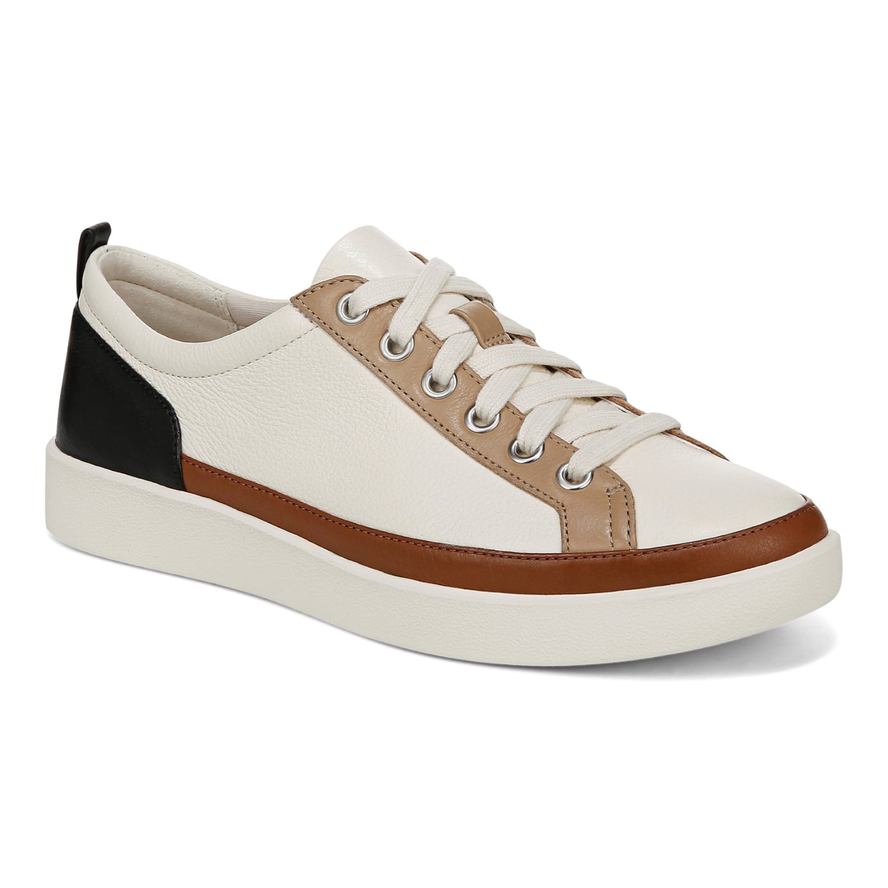 Vionic Winny Women's Casual Sneaker - Ivory/black - Angle main