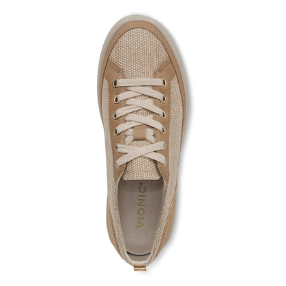 Vionic Winny Women's Casual Sneaker - Natural/gold - Top