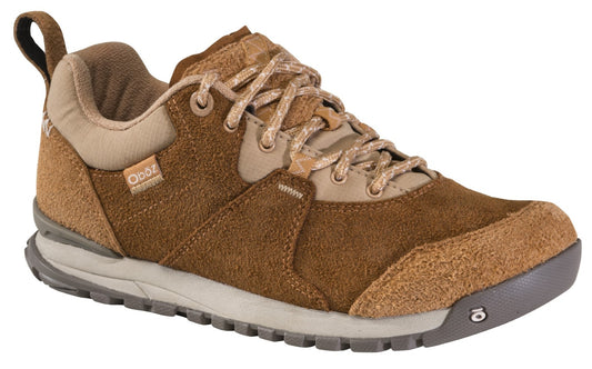 Oboz Women's Emma Low Suede Sneaker. - Amber Sunrise Angle main