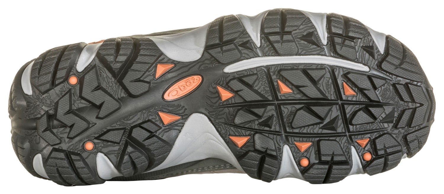 Oboz Women's Sawtooth II Low Shoe - W Sawtooth II Low Drizzle / Apricot btm