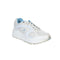 White/Lt Blue Mesh
