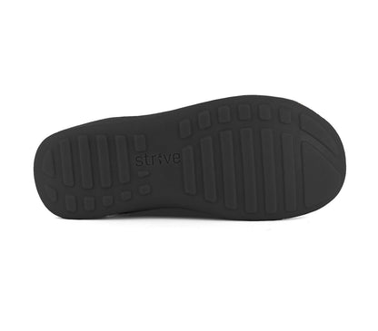 Strive Zara Women's Comfort Supportive Slipper - Charcoal - Bottom View