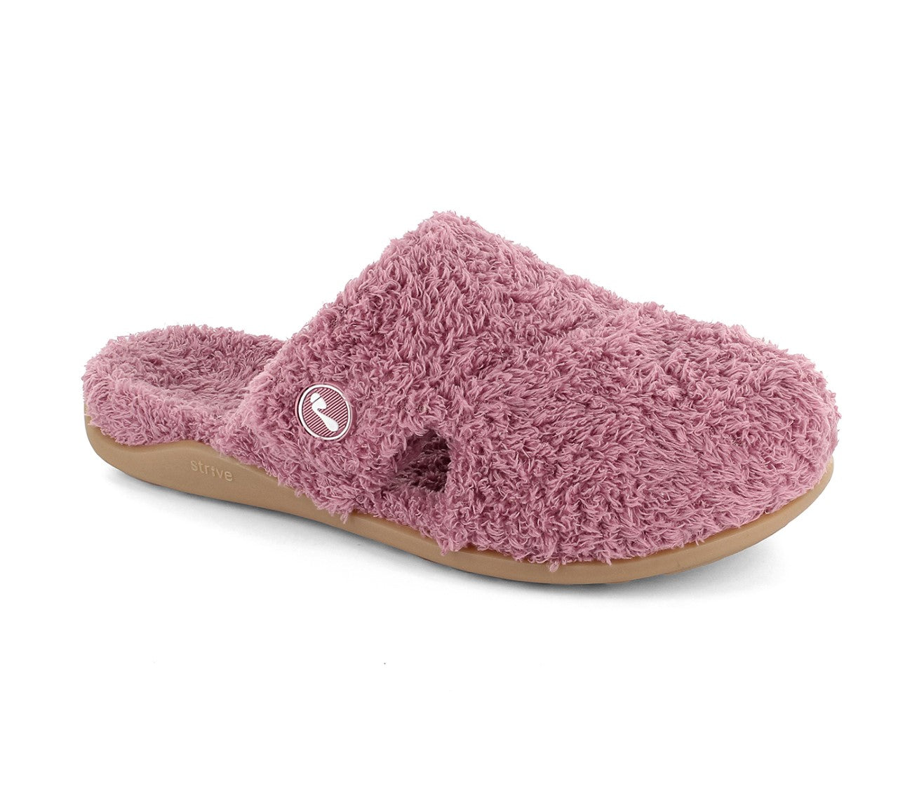 Strive Zara Women's Comfort Supportive Slipper - Heather - Angle