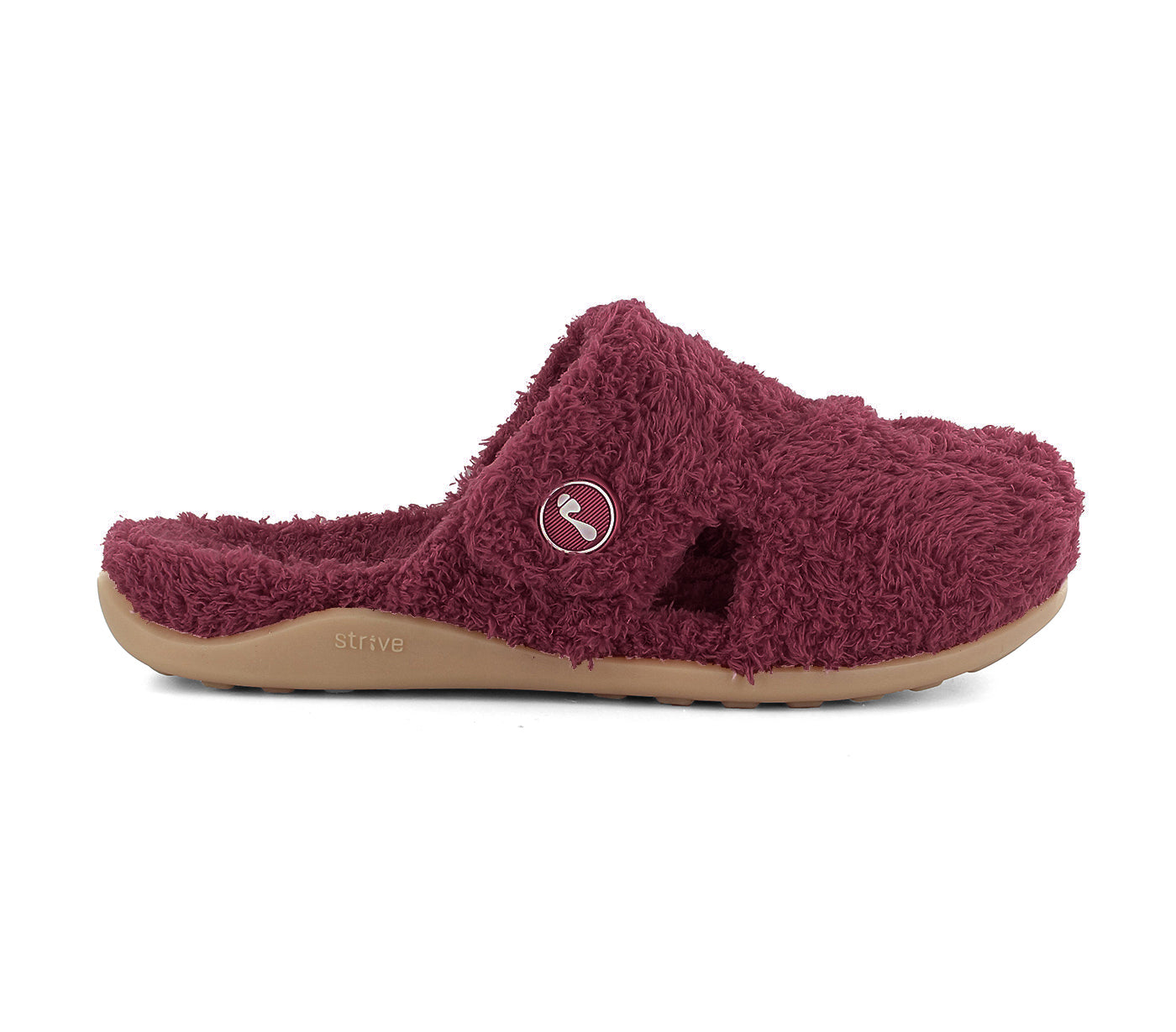 Strive Zara Women's Comfort Supportive Slipper -  Zara Cherry Lateral