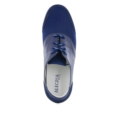 Alegria Flexer Comfort Arch Support Men's Shoe - Alegria Flexer Blue - 4