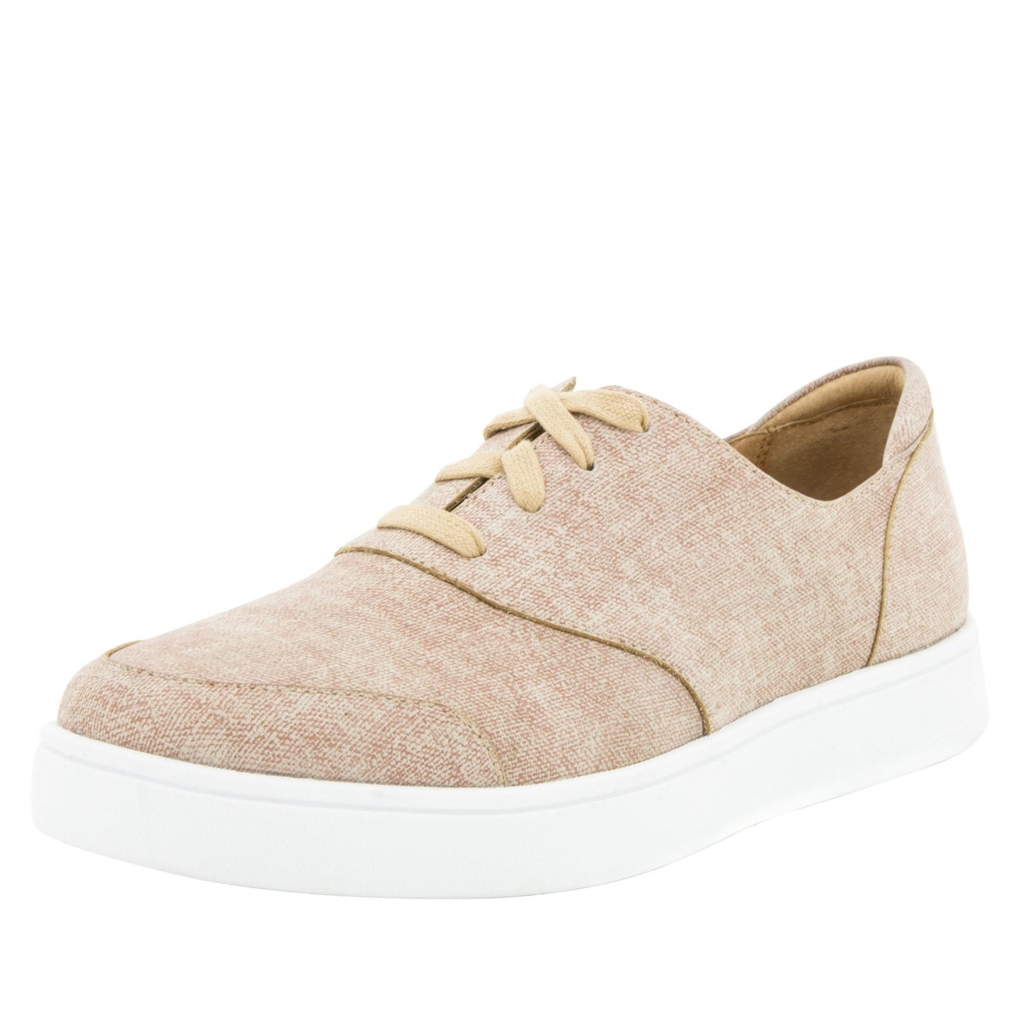 Alegria Flexer Comfort Arch Support Men's Shoe - Alegria Flexer Tan Denim - 1