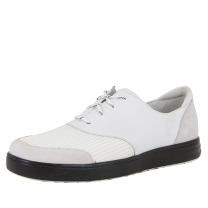 Alegria Flexer Comfort Arch Support Men's Shoe - Alegria Flexer White - 1