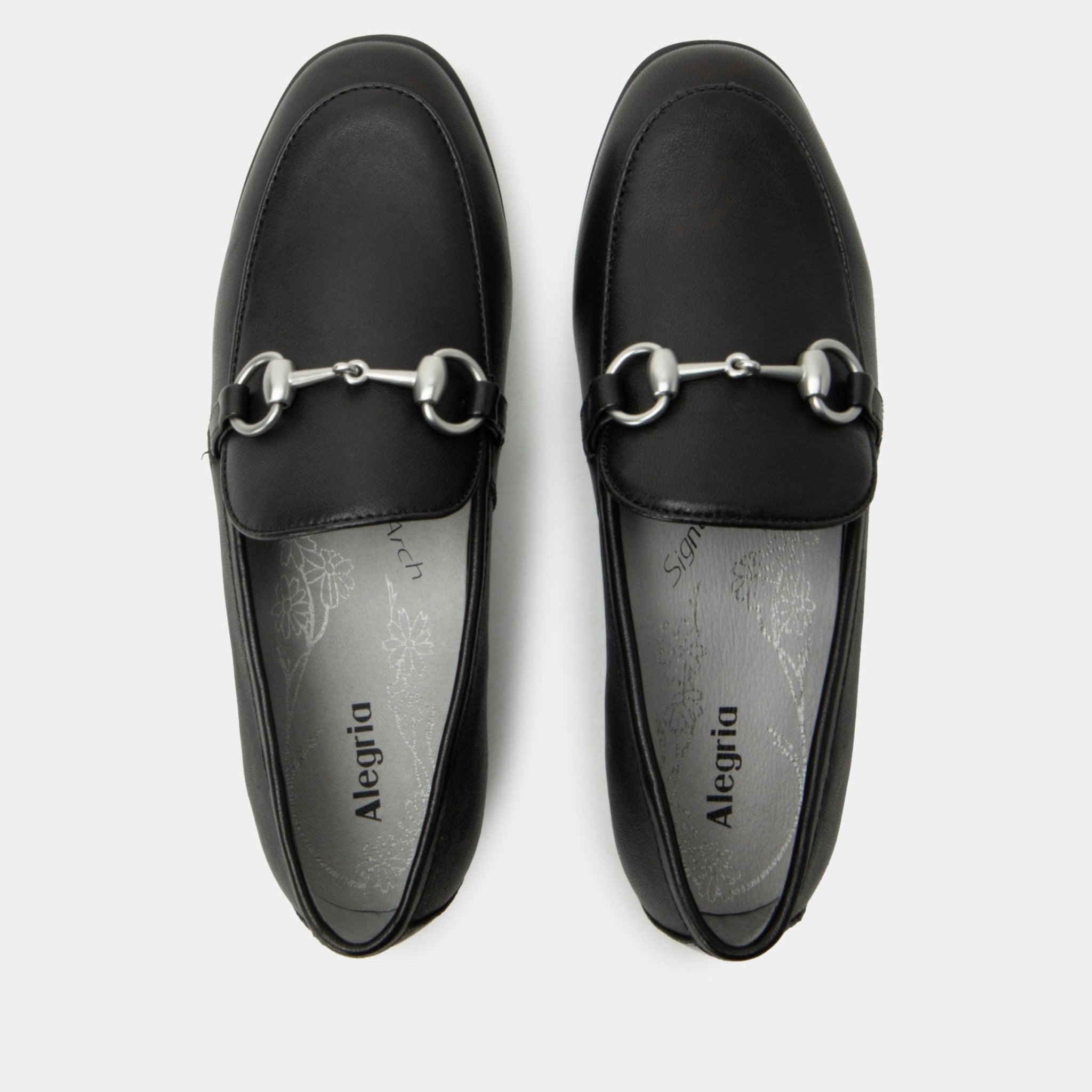 Alegria Aliya Comfort Arch Support Women's Loafer - Black - 5