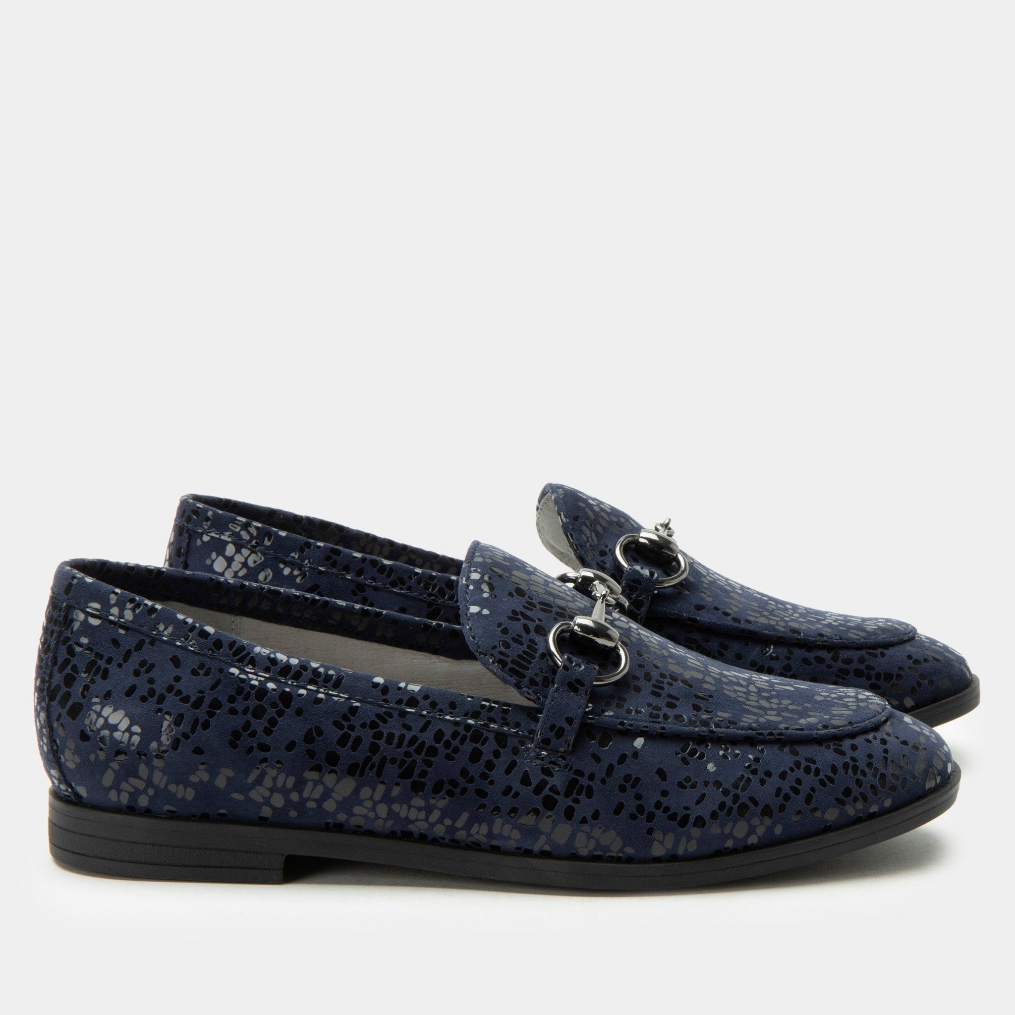 Alegria Aliya Comfort Arch Support Women's Loafer - Blue Notes - 3