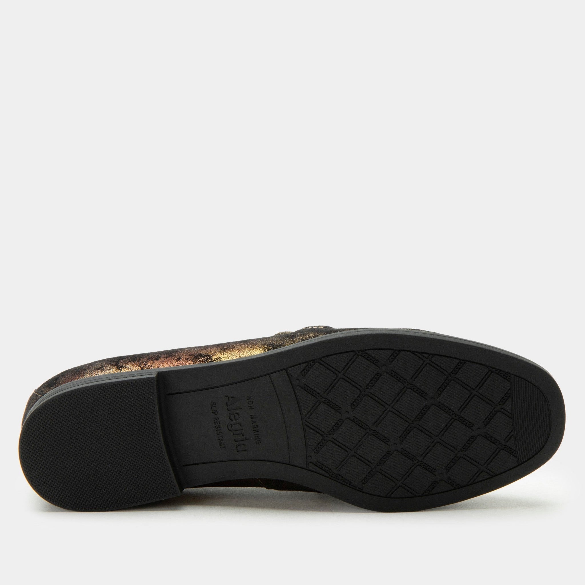 Alegria Aliya Comfort Arch Support Women's Loafer - Metalic Mist - 7