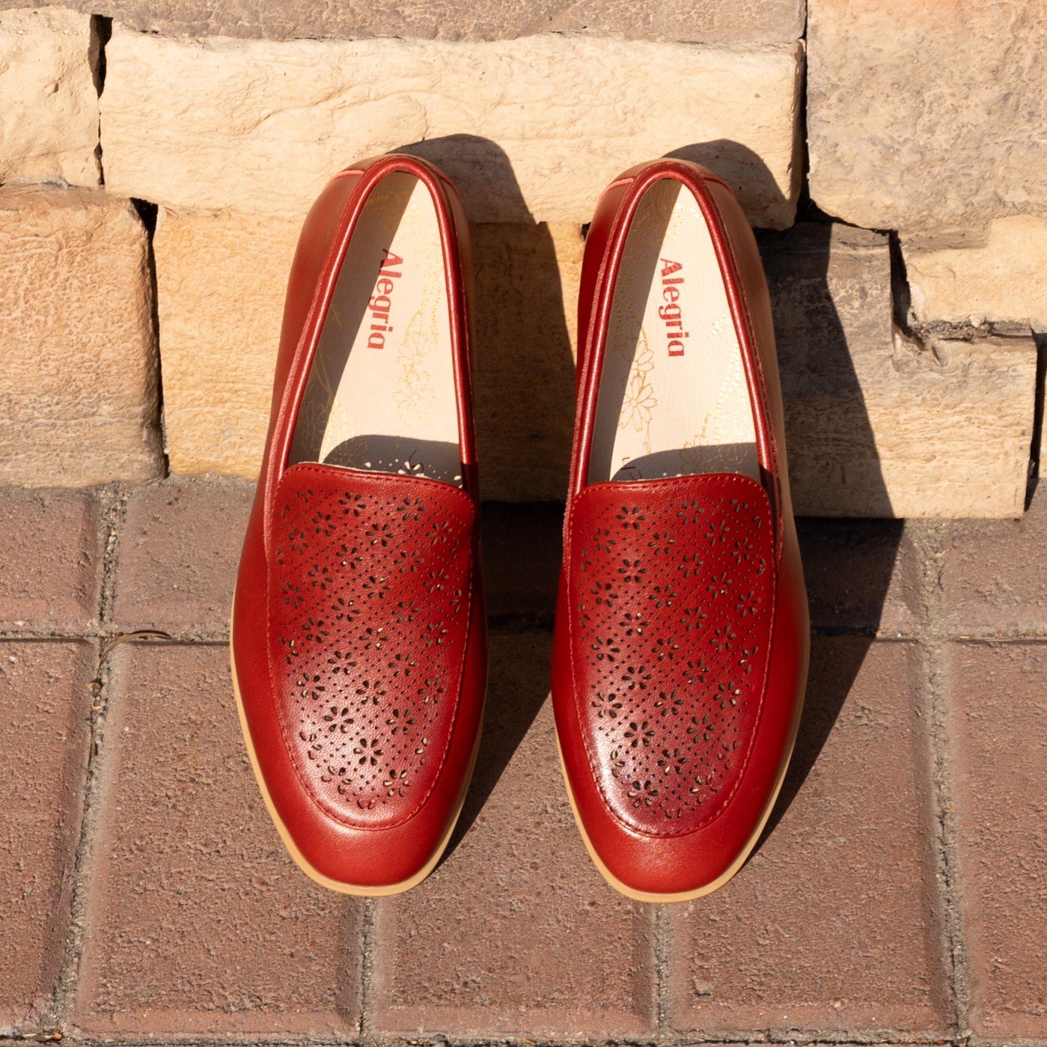 Alegria Aliya Comfort Arch Support Women's Loafer - Red Breeze - 2