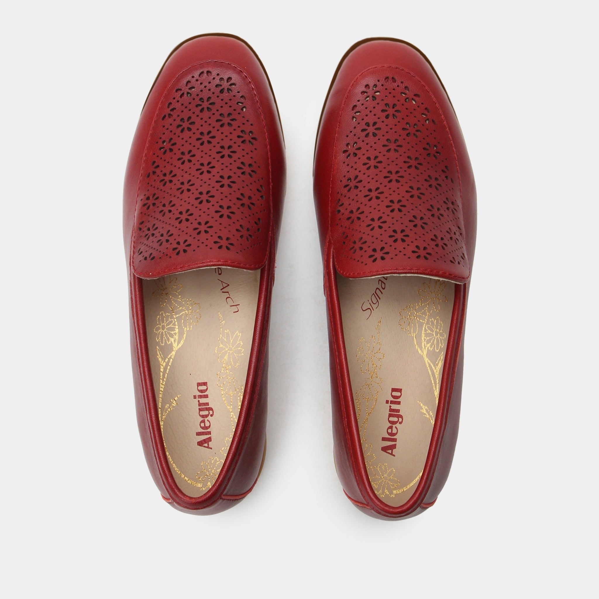 Alegria Aliya Comfort Arch Support Women's Loafer - Red Breeze - 5