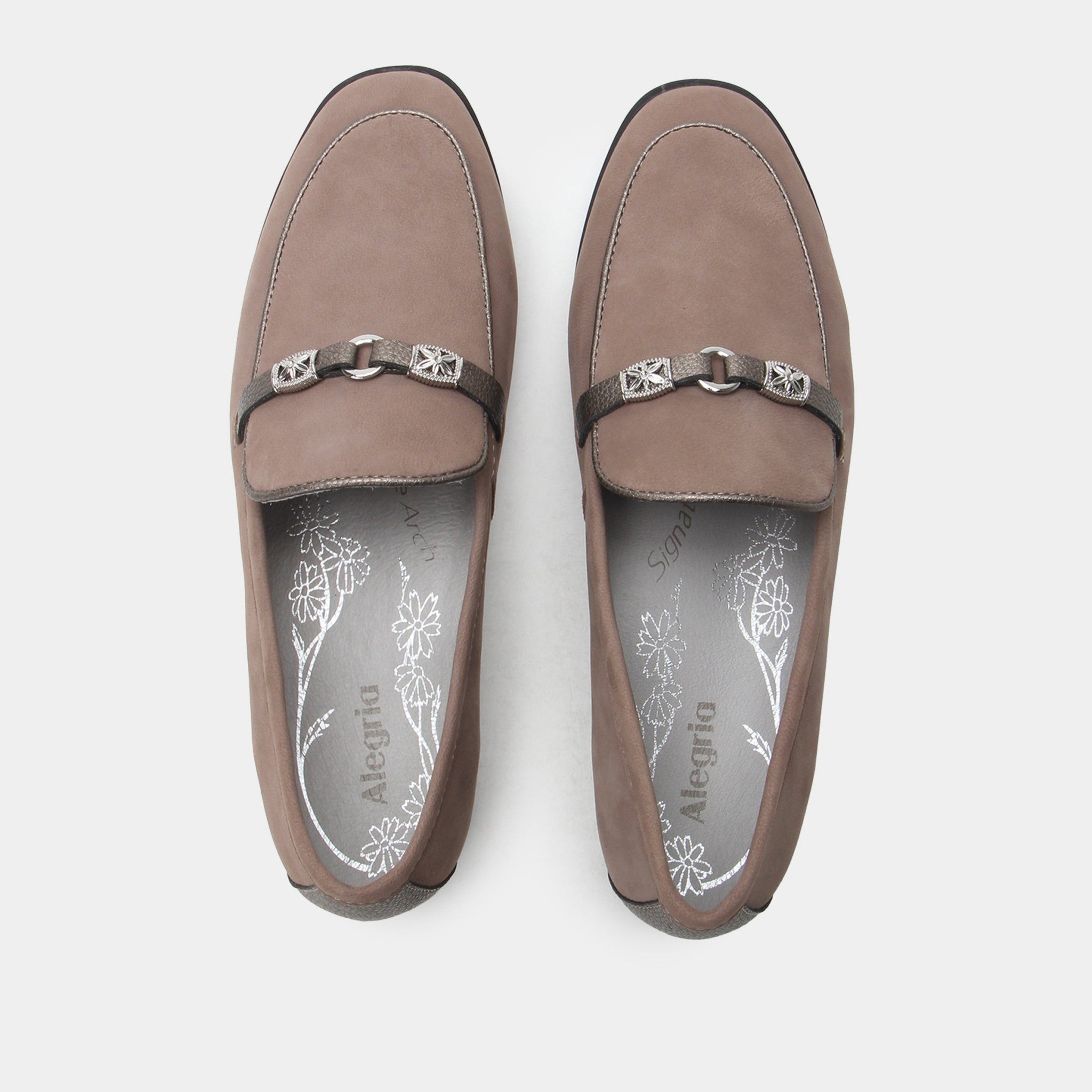 Alegria Aliya Comfort Arch Support Women's Loafer - Taupe - 5