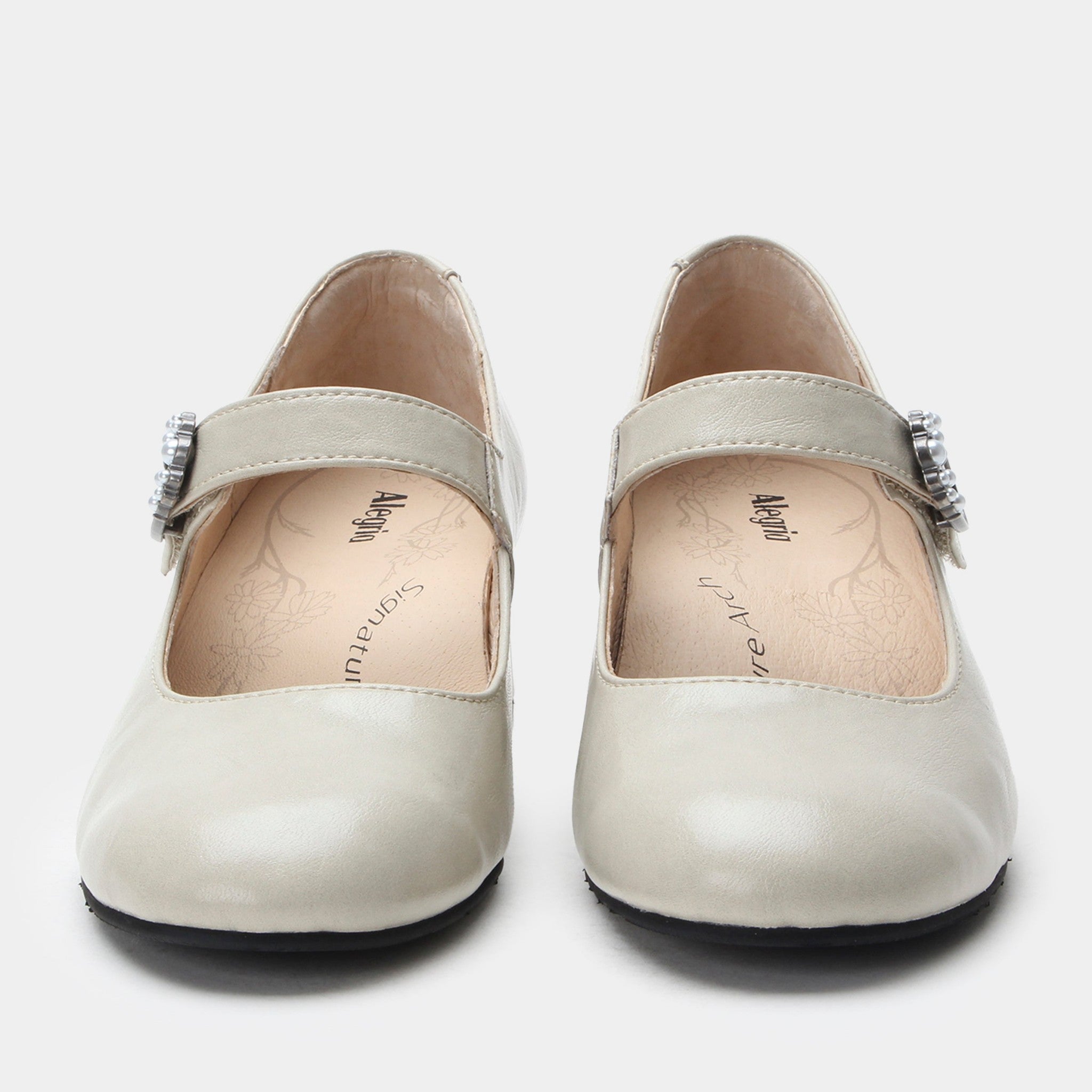 Alegria Ameliah Comfort Arch Support Women's Dress Heel - Ivory - 6