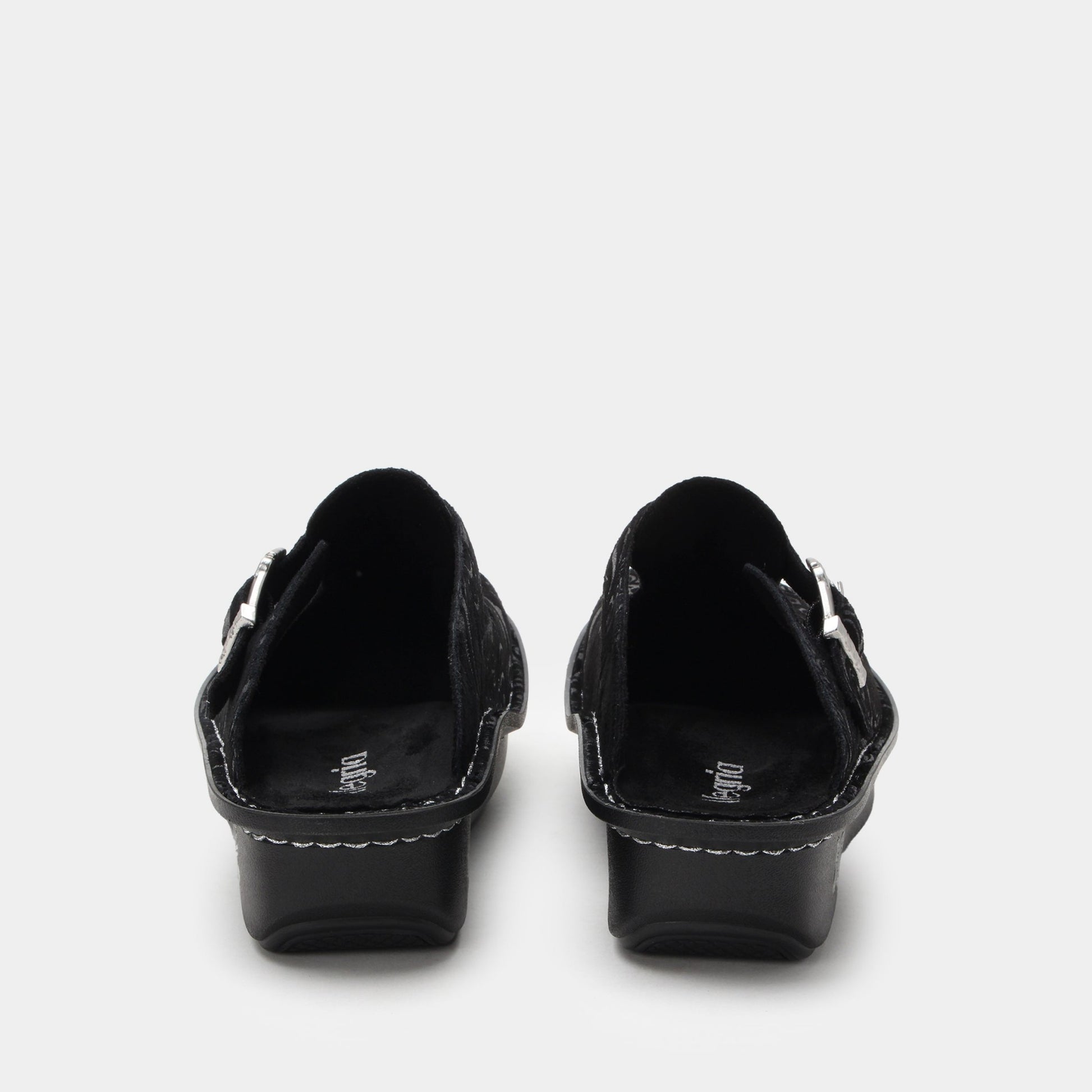 Alegria Classic Rocker Comfort Arch Support Women's Clog - Swirling Black - 4