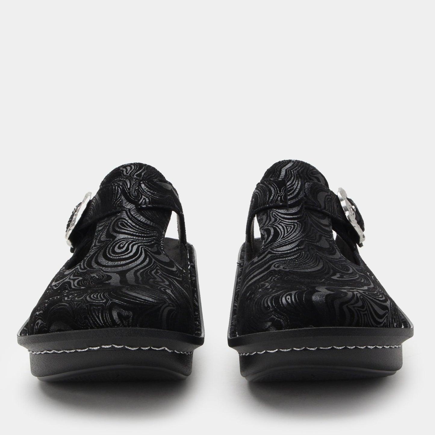 Alegria Classic Rocker Comfort Arch Support Women's Clog - Swirling Black - 6