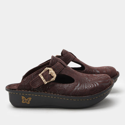 Alegria Classic Rocker Comfort Arch Support Women's Clog - Swirling Brown - 3