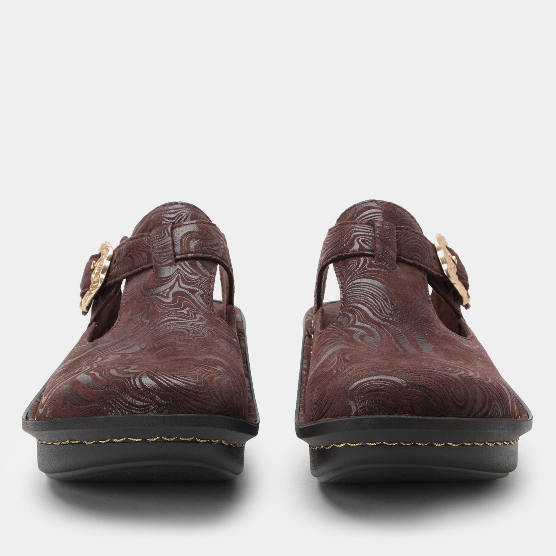 Alegria Classic Rocker Comfort Arch Support Women's Clog - Swirling Brown - 6