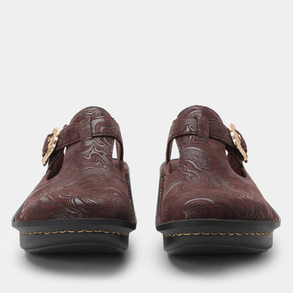 Alegria Classic Rocker Comfort Arch Support Women's Clog - Swirling Brown - 6