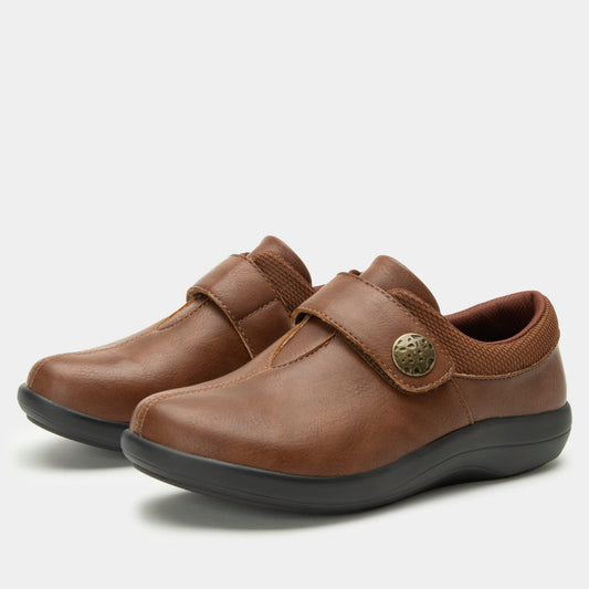 Alegria Danni Sport Rocker Comfort Arch Support Women's Slip-On Shoe - Saddle - 1