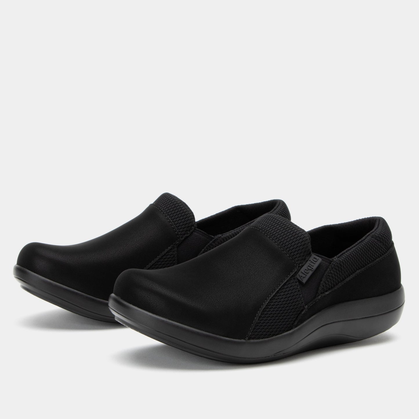 Alegria Duette Comfort Arch Support Women's Casual Shoe - All Black - 1