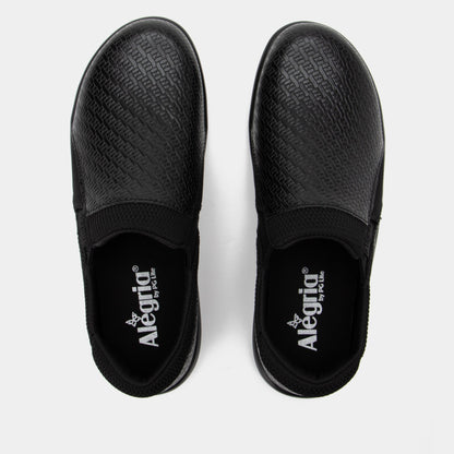 Alegria Duette Comfort Arch Support Women's Casual Shoe - Black Woven - 4