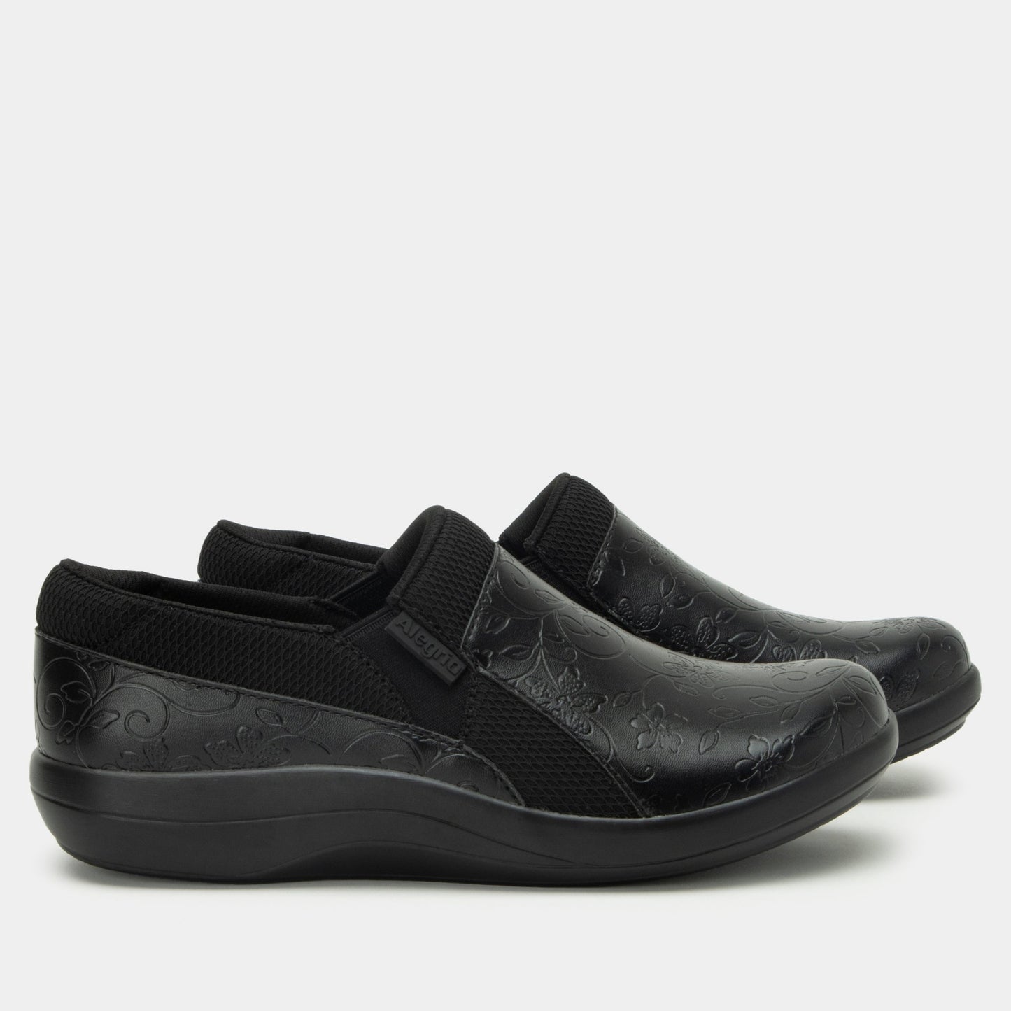 Alegria Duette Comfort Arch Support Women's Casual Shoe - Embloom Black - 3