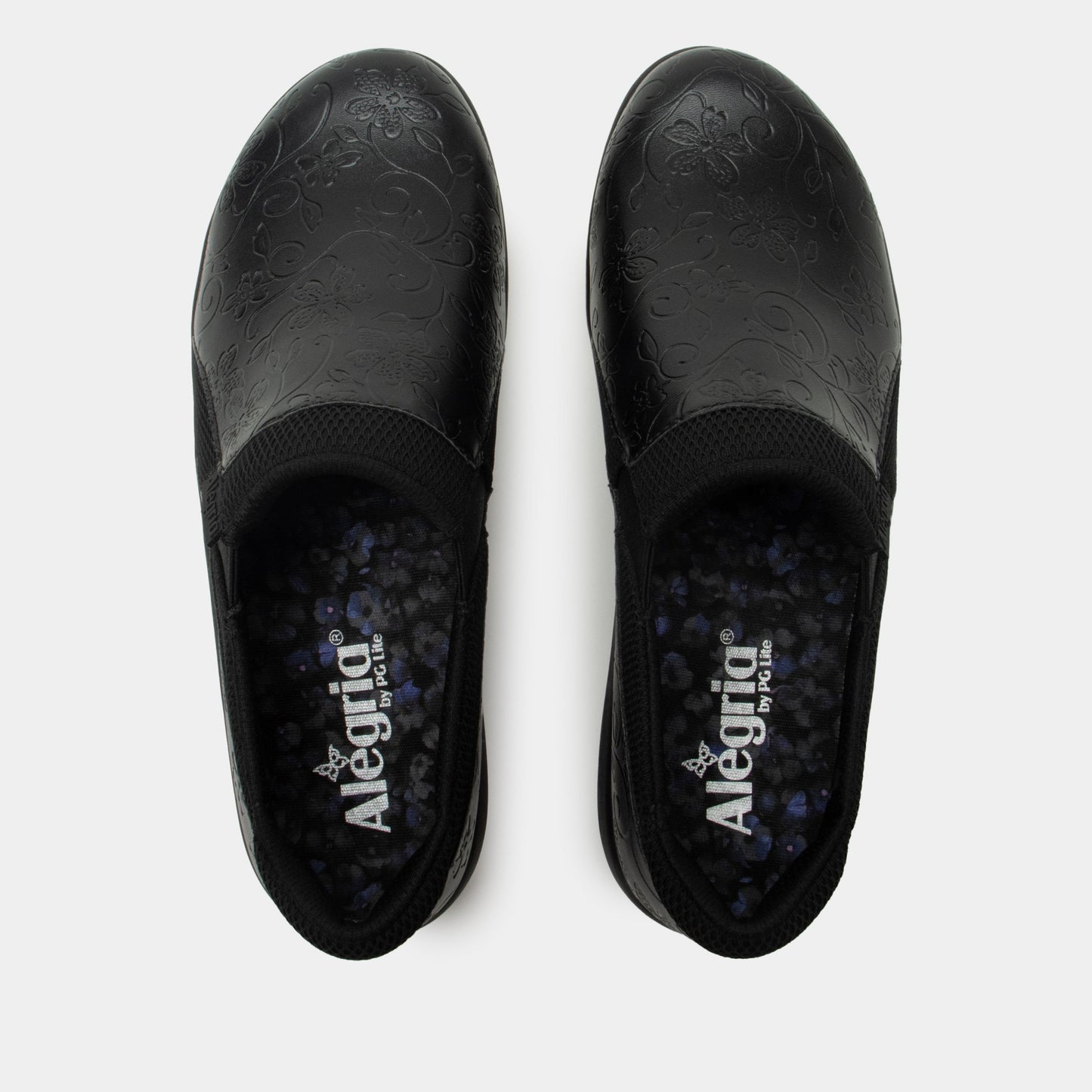 Alegria Duette Comfort Arch Support Women's Casual Shoe - Embloom Black - 5