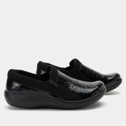 Alegria Duette Comfort Arch Support Women's Casual Shoe - Flourish Black - 3