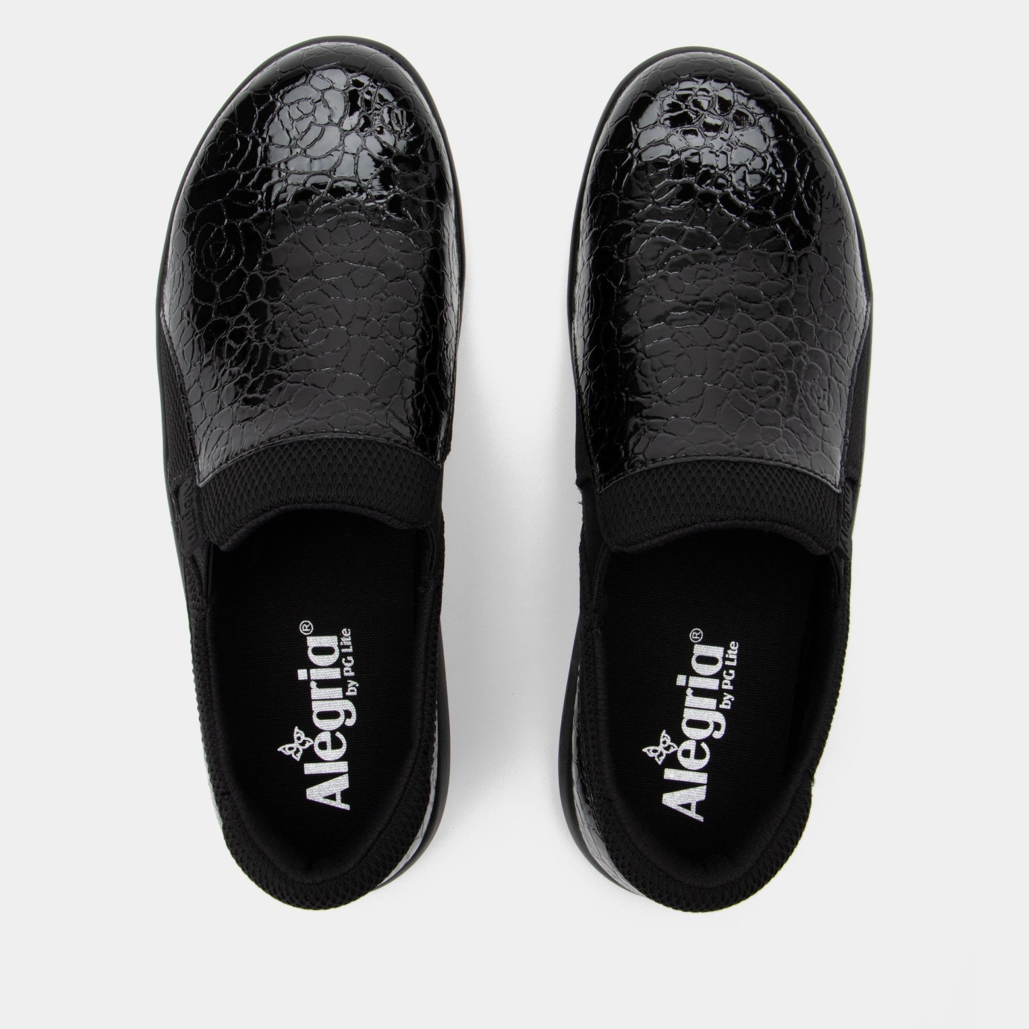 Alegria Duette Comfort Arch Support Women's Casual Shoe - Flourish Black - 5