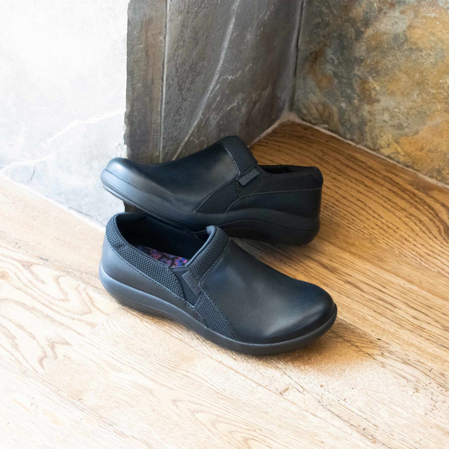 Alegria Duette Comfort Arch Support Women's Casual Shoe - Jet Black - 2