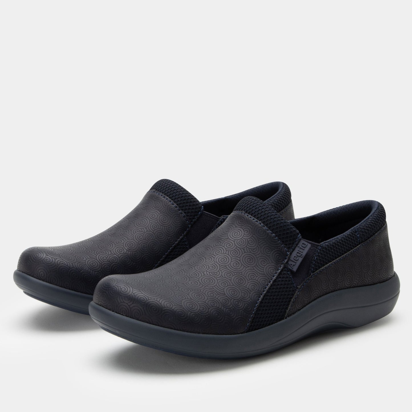Alegria Duette Comfort Arch Support Women's Casual Shoe - Swirl Wind Navy - 1