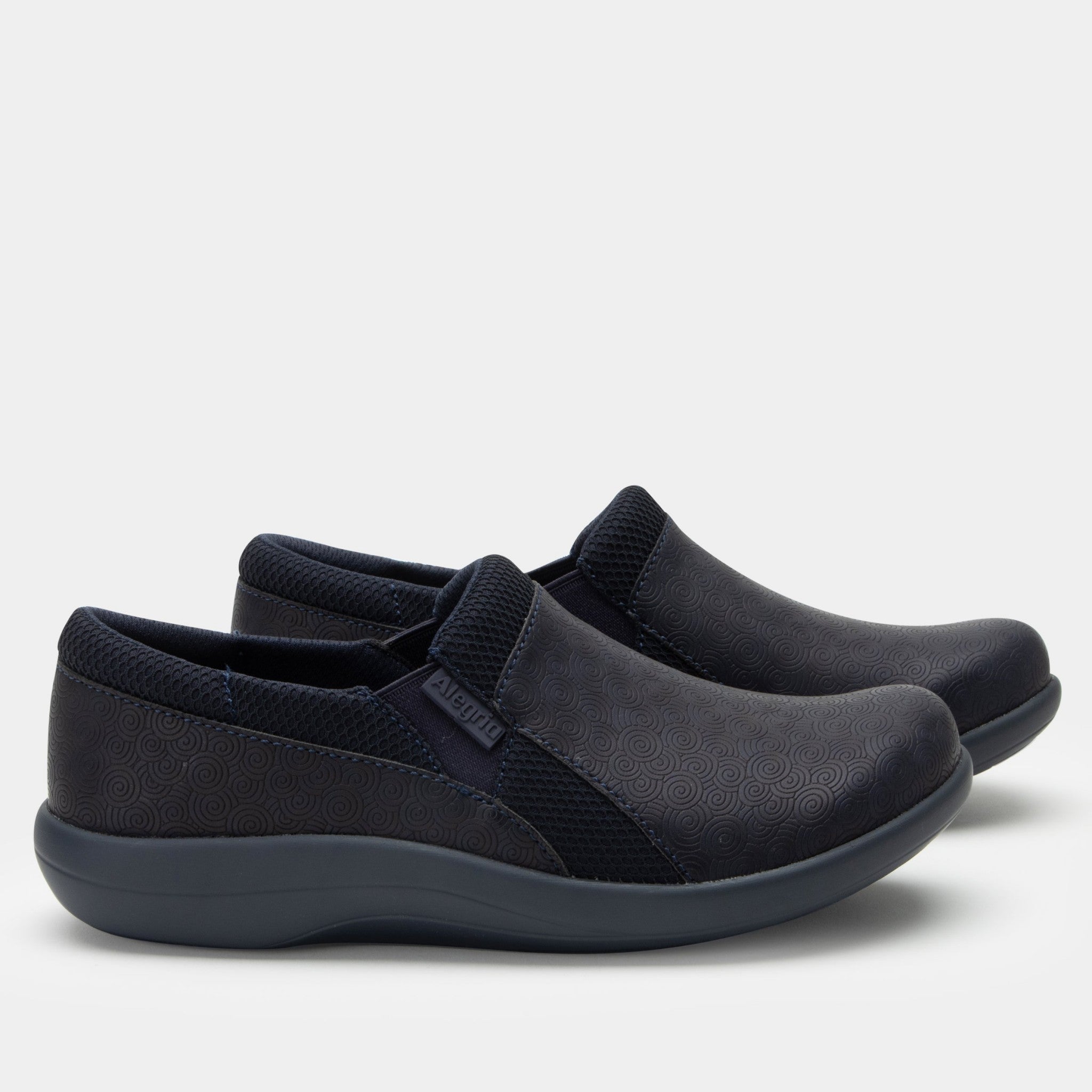 Alegria Duette Comfort Arch Support Women's Casual Shoe - Swirl Wind Navy - 3