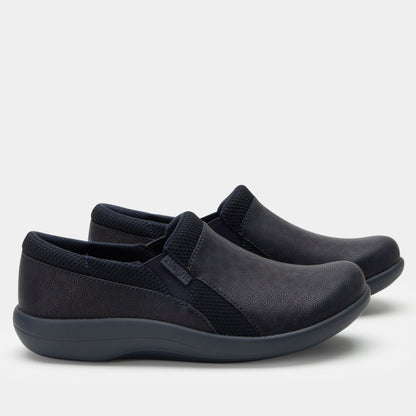 Alegria Duette Comfort Arch Support Women's Casual Shoe - Swirl Wind Navy - 3