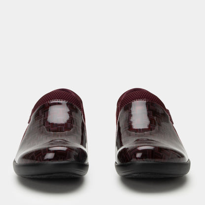 Alegria Duette Comfort Arch Support Women's Casual Shoe - Wine Block - 6