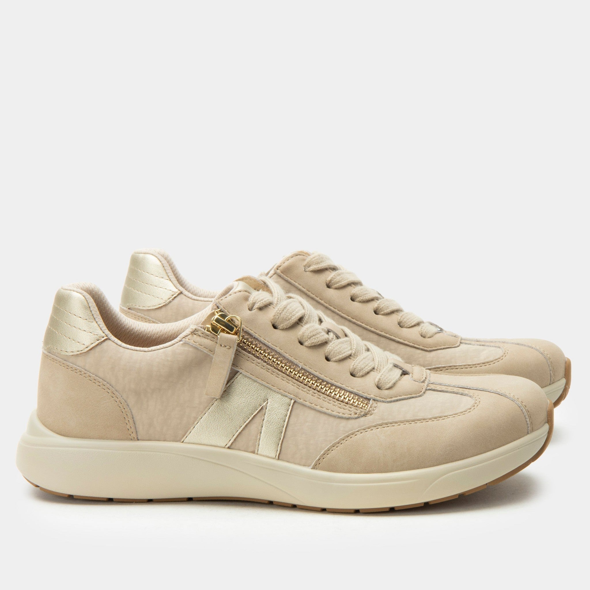Alegria Eazeer Comfort Arch Support Women's Walking Shoe - Beige - 3